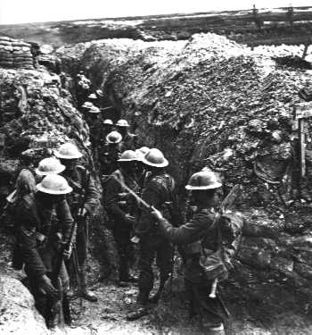 world war one trenches pictures